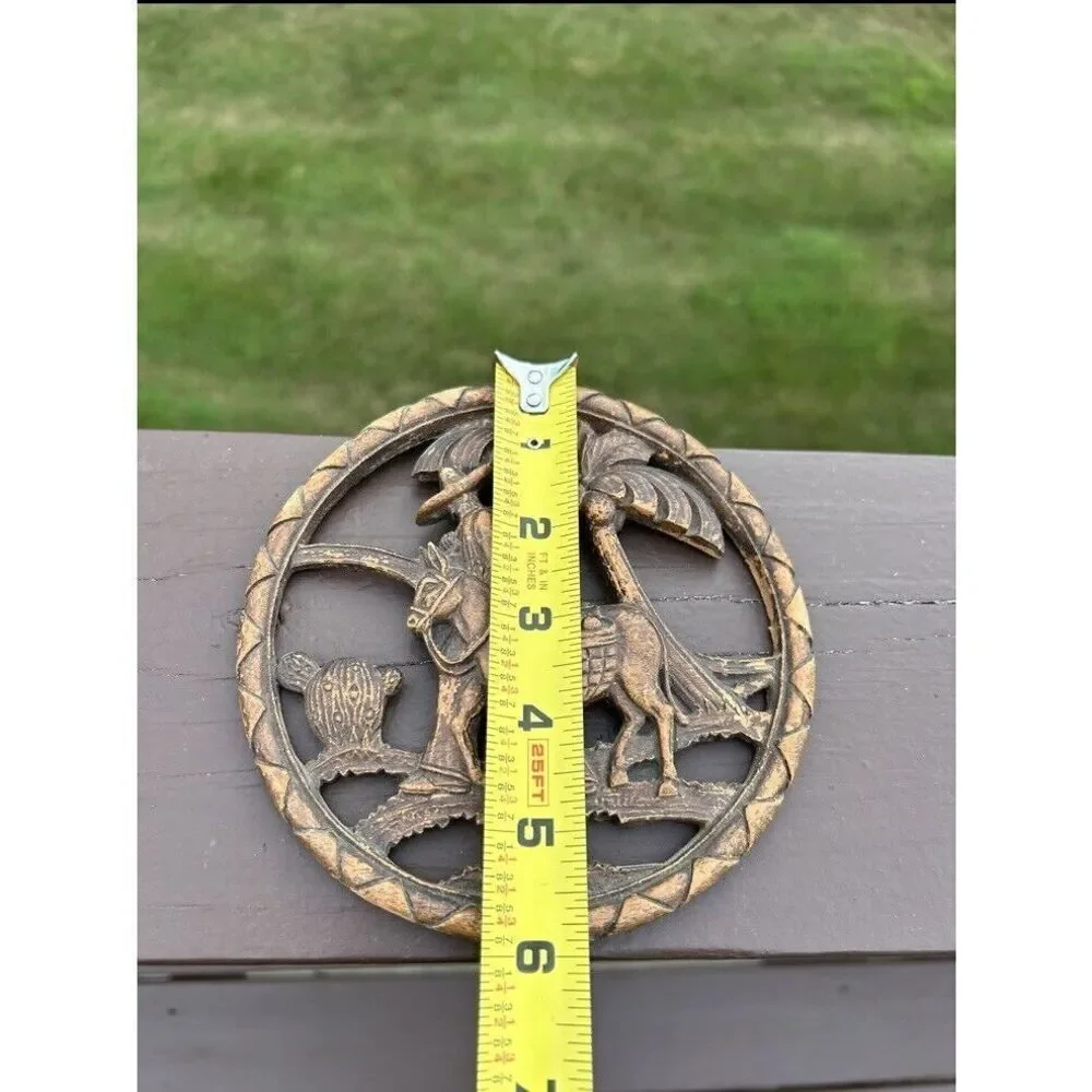 Vintage Syroco Wood Southwest Decoration Wall Hanging Syracuse Ornamental Co.